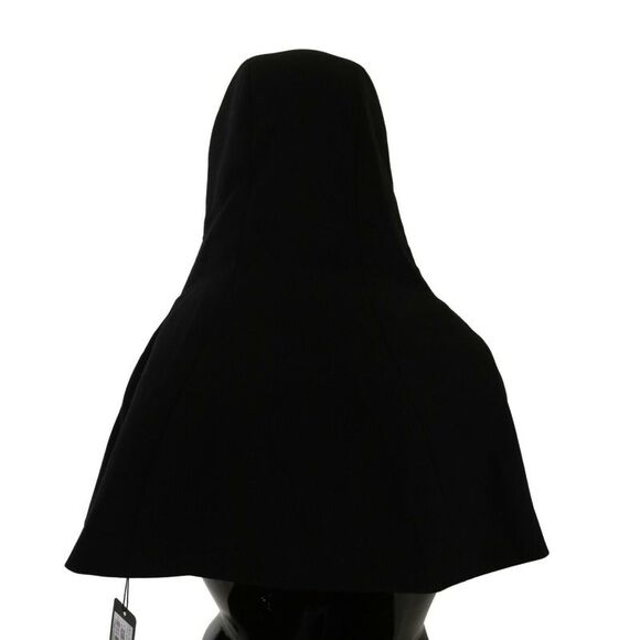 Dolce & Gabbana Dolce Gabbana Hooded Cape Women Black Hats - Picture 3 of 4
